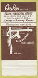 Matchbook Cover - Candle Light Inn Coconut Grove South Miami FL 30 Strike