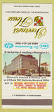 Matchbook Cover - Governor's House Bethesda MD 30 Strike