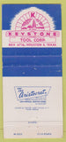 Matchbook Cover - Keystone Tool Corp Houston TX 30 Strike
