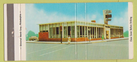 Matchbook Cover - United Savings and Loan Trenton NJ 30 Strike