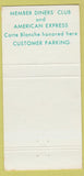 Matchbook Cover - Mazza's Mount Vernon OH restaurant 30 Strike