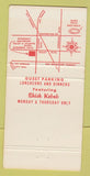 Matchbook Cover - Sherman's Driftwood Alhambra CA 30 Strike