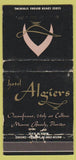 Matchbook Cover - Hotel Algiers Miami Beach FL WORN 30 Strike