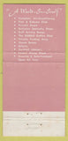 Matchbook Cover - Hotel Algiers Miami Beach FL WORN 30 Strike