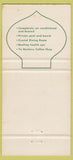 Matchbook Cover - The Saxony Miami Beach FL  30 Strike