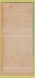 Matchbook Cover - Wort Hotel Jackson Hole WY 30 Stick