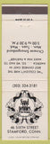 Matchbook Cover - Sand Pebbles Stamford CT Chinese Restaurant