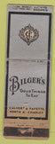 Matchbook Cover - Bilger's Restaurant DQ WEAR