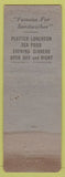 Matchbook Cover - Bilger's Restaurant DQ WEAR