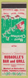 Matchbook Cover - Rudacille's Bar Grill York PA Christmas WEAR