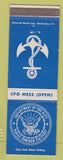 Matchbook Cover - CPO Mess Navy