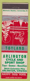 Matchbook Cover - Arlington Cycle Sport Shop Arlington VA Christmas Toys
