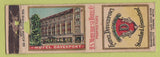 Matchbook Cover - Hotel Davenport Stamford CT DQ LONG