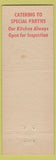 Matchbook Cover - Southern Restaurant Frederick MD