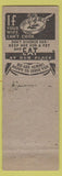 Matchbook Cover - Twin Diner Lewisburg PA