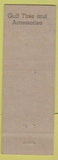 Matchbook Cover - Parker's Gulf oil gas Brownfield TX low phone #