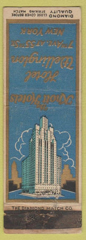 Matchbook Cover - Hotel Wellington New York City DQ
