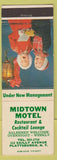 Matchbook Cover - Midtown Motel Plattsburgh NY Christmas