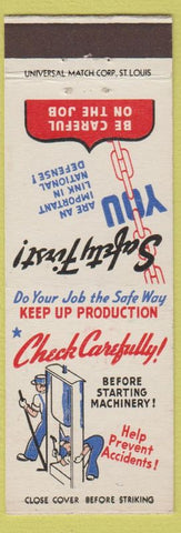 Matchbook Cover - Colorado Institute of Aeronautics Denver Safety