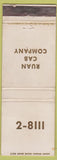 Matchbook Cover - Ruan Cab Company WORN