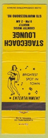 Matchbook Cover - Stagecoach Lounge Nashville TN girlie WEAR