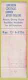 Matchbook Cover - Ho Ho Chinese Restaurant New York City