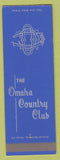 Matchbook Cover - Omaha Country Club NE SAMPLE