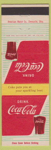 Matchbook Cover - Coca Cola Soda