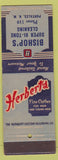 Matchbook Cover - Herbert's Men's Clothes Portales NM low phone