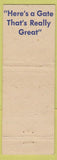 Matchbook Cover - Ranch Brand Farmington IA hillbilly