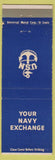 Matchbook Cover - Navy Exchange military