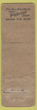 Matchbook Cover - Patriot Shoes DQ POOR LONG