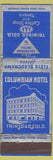 Matchbook Cover - Columbian Hotel Trinidad Colorado