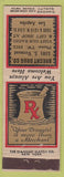 Matchbook Cover - Brecht Drug Store Los Angeles CA DQ