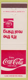 Matchbook Cover - Coca Cola Soda