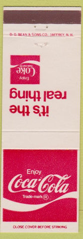 Matchbook Cover - Coca Cola Soda