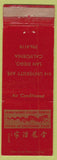 Matchbook Cover - Jimmy Wong's Golden Dragon San Diego CA Chinese WEAR