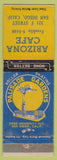 Matchbook Cover Arizona Cafe San Diego CA Palisade Garden Roller Skating girlie