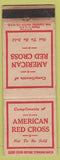 Matchbook Cover - American Red Cross