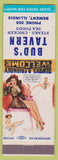 Matchbook Cover - Bud's Tavern Bement IL low phone pinup