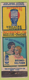 Matchbook Cover - Bromo Selzer girlie DQ