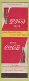 Matchbook Cover - Coca Cola Soda
