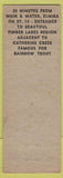 Matchbook Cover - Lundin's Millport NY low phone #