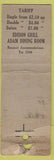 Matchbook Cover - Hotel Edison New York City WEAR