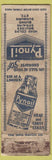 Matchbook Cover - Pynoil Head Chest Colt Liniment OHIO MATCH LONG WORN