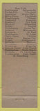 Matchbook Cover - Peck & Peck STores
