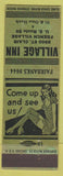 Matchbook Cover - Village Inn French Village MO? Girlie