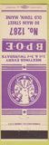 Matchbook Cover - Elks Club Old Town ME