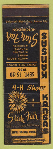 Matchbook Cover - Kansas State Fair 1956 Hutchinson WEAR