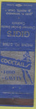 Matchbook Cover - Gigi's Restaurant El Monte CA girlie